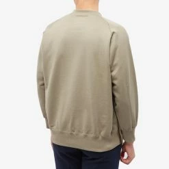 Sacai S Logo Split Seam Crew Sweat -Vendite Pangaia 01 02 2023 LL 23 03025M 535 3 1