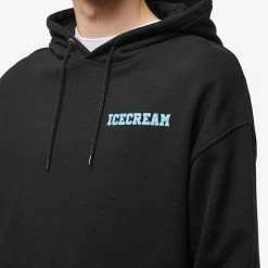 ICECREAM College Hoody -Vendite Pangaia 01 07 2022 JB IC22223 BLK 5 1