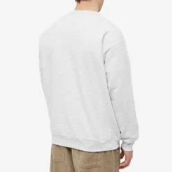 Dime Classic Small Logo Crew Sweat -Vendite Pangaia 01 11 2022 AJ DIMED2F35ASH 8 1