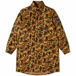 Moncler Genius 8 Moncler Palm Angels Tallac Camo Long Coat