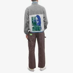 Flagstuff Popover Back Print Fleece Jacket 10 Flagstuff Popover Back Print Fleece Jacket -Vendite Pangaia 01 12 2022 JC 22AW FS 06 GY m9 1