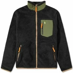 Polo Ralph Lauren Neon Panel Sherpa Zip Through