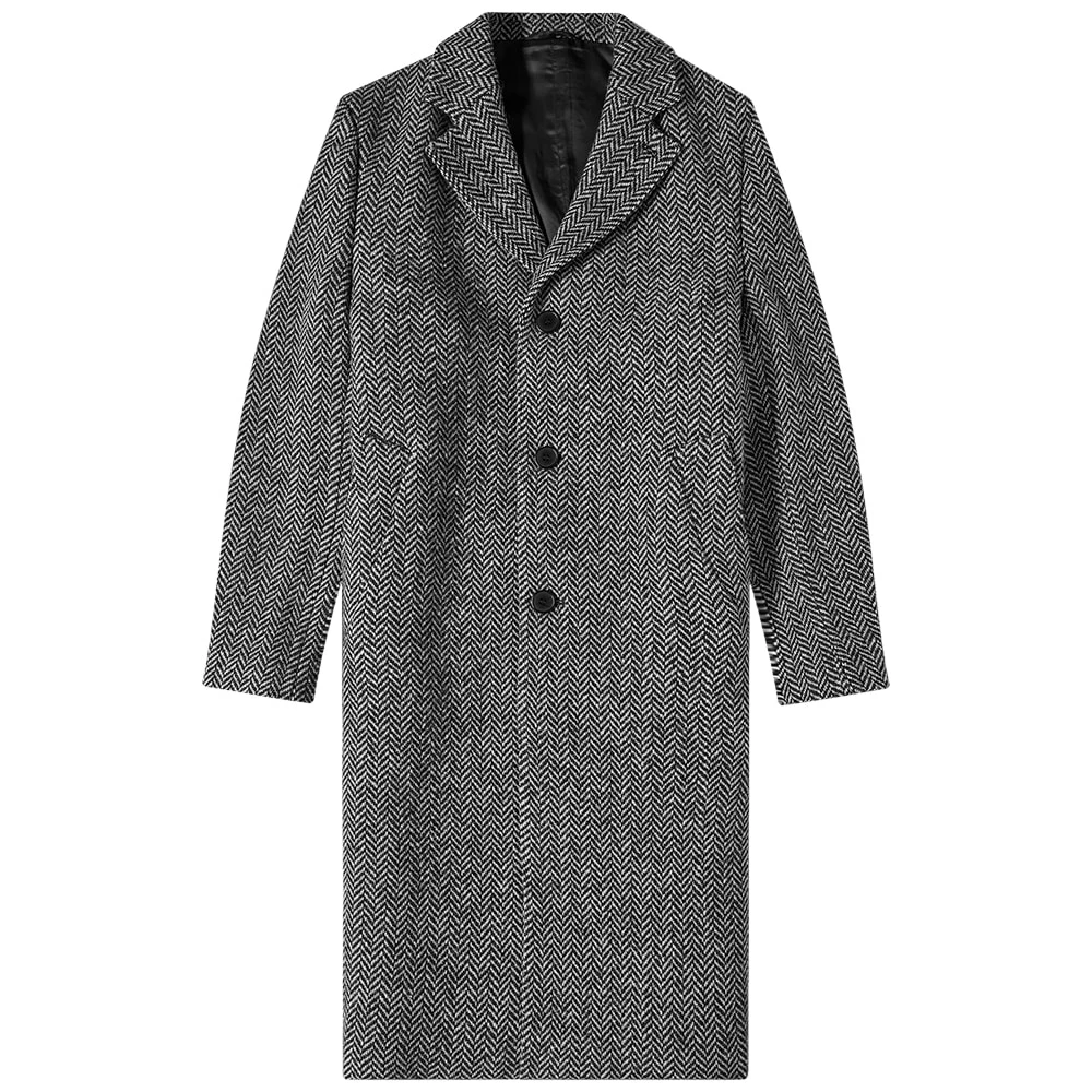 Officine Generale Soft Jack Herringbone Wool Coat 3 Officine Generale Soft Jack Herringbone Wool Coat
