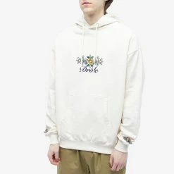 Drole De Monsieur Drôle De Monsieur Floral Logo Hoody -Vendite Pangaia 02 02 2023 LB B HO126 CO001 CM 7 1