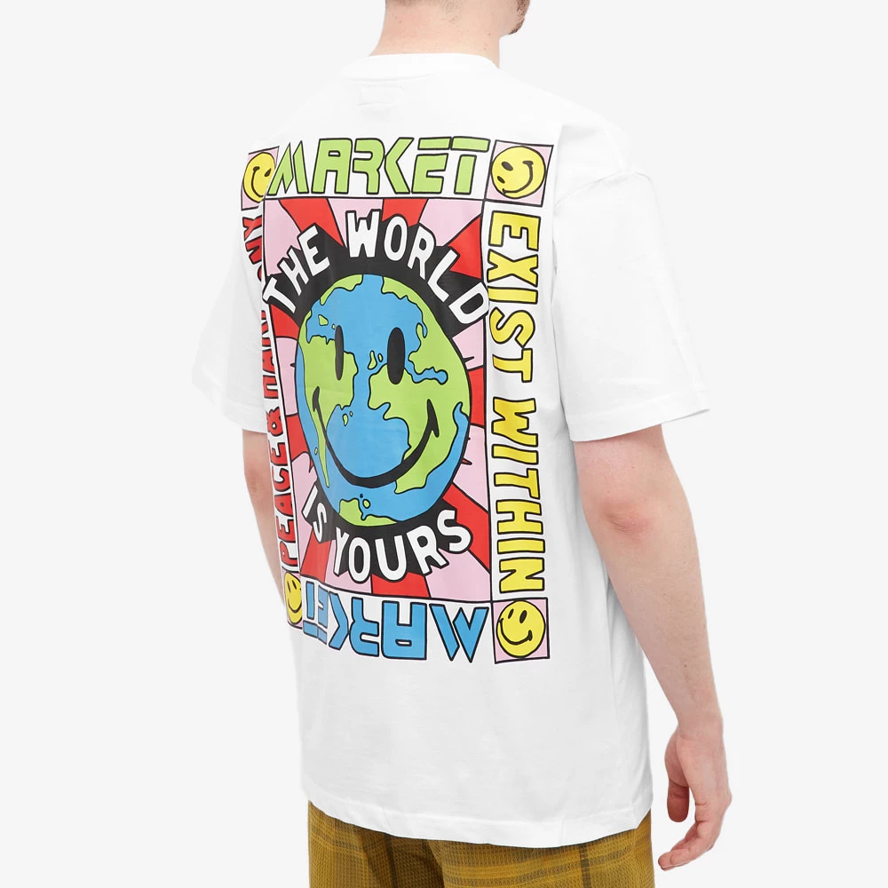 Market Smiley Peace And Harmony World Tee 5 Market Smiley Peace And Harmony World Tee - immagine 3