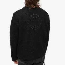 1017 ALYX 9SM Sherpa Fleece Popover Quarter Zip -Vendite Pangaia 02 07 2022 SI AAMSW0141FA01 BLK0001 8 1