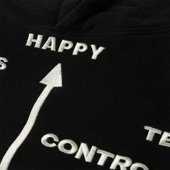 Pleasures Hysteria Hoody -Vendite Pangaia 03 01 2023 PB P22W017 BLK 3 1