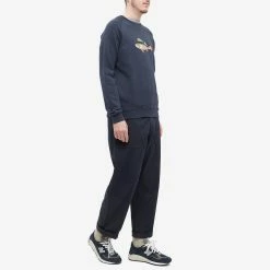 Foret Bait Embroidered Crew Sweat 10 Foret Bait Embroidered Crew Sweat -Vendite Pangaia 03 10 2022 blr f102 nv m9
