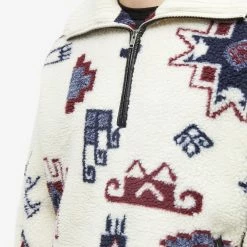 Isabel Marant Marlo Ikat Fleece Jacket -Vendite Pangaia 04 01 2022 si 23pma0061ha a1c14h 23ec 10