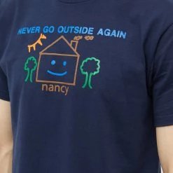 Nancy Never Go Outside Again, Again Tee -Vendite Pangaia 04 01 2023 jw na036 nvy 10