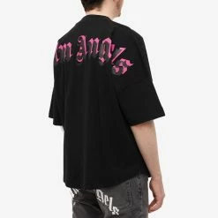 Palm Angels Doubled Logo Mock Neck Tee -Vendite Pangaia 04 04 2022 EC PMAA002C99JER0031032 3 1