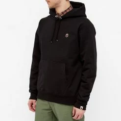 A Bathing Ape Ape Head One Point Heavyweight Hoody -Vendite Pangaia 04 12 2020 jm 001PPG801004X BLK 4 1
