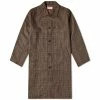 Universal Works Tweed Overcoat -Vendite Pangaia 05 01 2023 NS P2774 BRN 1 1