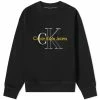 Calvin Klein Two Tone Monogram Crew Neck 2 Calvin Klein Two Tone Monogram Crew Neck -Vendite Pangaia 05 05 2022 SI J30J320032 BEH 1 1