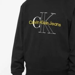 Calvin Klein Two Tone Monogram Crew Neck 11 Calvin Klein Two Tone Monogram Crew Neck -Vendite Pangaia 05 05 2022 SI J30J320032 BEH 5 1
