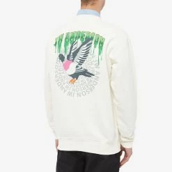 JW Anderson Slime Logo Classic Crew Sweat -Vendite Pangaia 05 07 2022 ML JW0040 PG0408 026 8 1