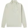 C.P. Company Garment Dyed Quarter Button Sweat