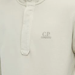 C.P. Company Garment Dyed Quarter Button Sweat -Vendite Pangaia 05 10 2022 ml 13cmss311a 006372g 118 10