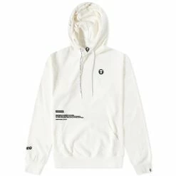AAPE By A Bathing Ape AAPE AAPE Now Silicone Logo Popover Hoody