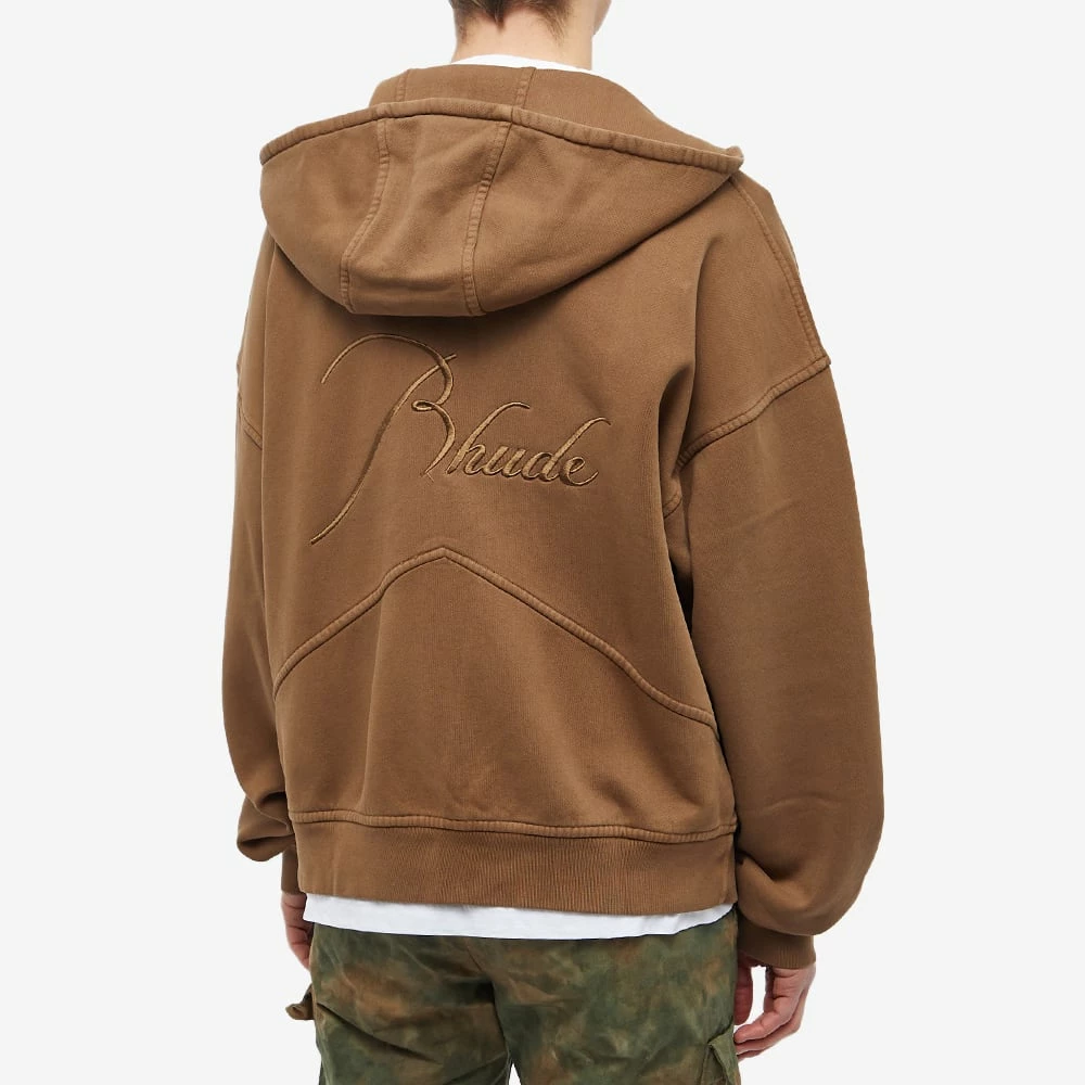 Rhude Vintage Zip Hoody 5 Rhude Vintage Zip Hoody - immagine 3