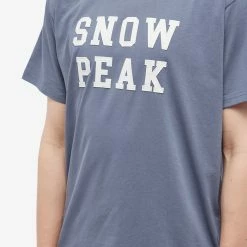 Snow Peak Felt Logo Tee -Vendite Pangaia 05 12 2022 ts 22au001 sn 5