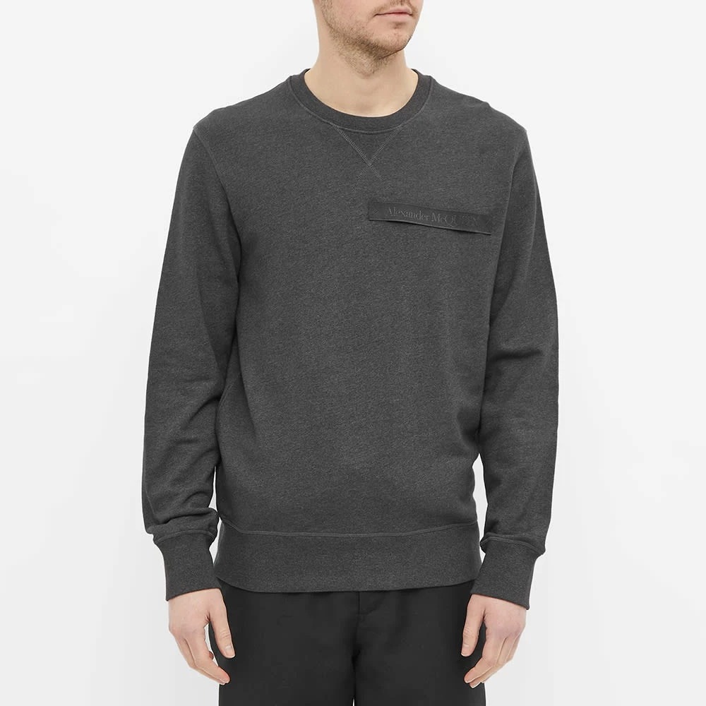 Alexander McQueen Logo Taped Crew Sweat 5 Alexander McQueen Logo Taped Crew Sweat - immagine 3