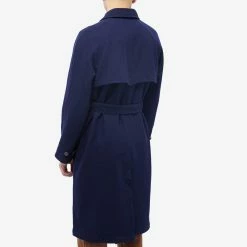 Universal Works Mowbray Melton Trench Coat -Vendite Pangaia 06 01 2023 SI P2701 NVY 8 1