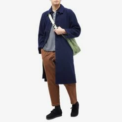 Universal Works Mowbray Melton Trench Coat -Vendite Pangaia 06 01 2023 SI P2701 NVY m9 1