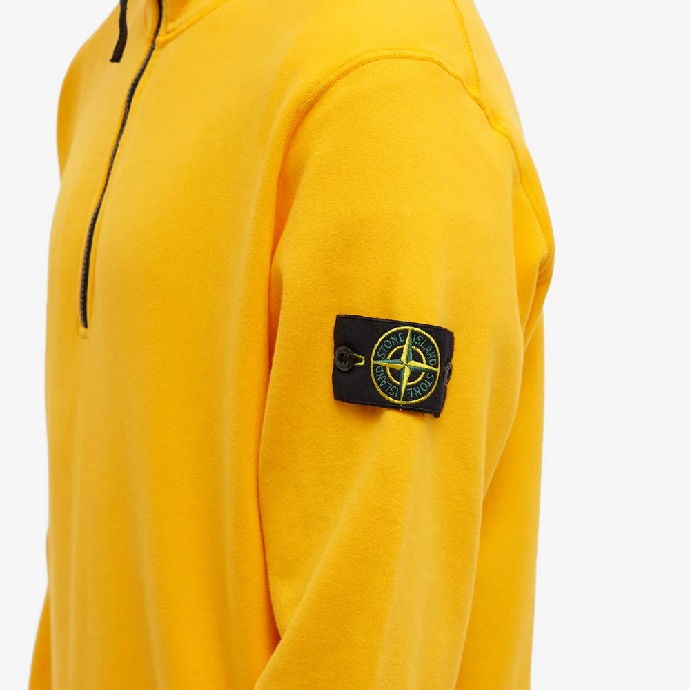 Stone Island Brushed Cotton Fleece Half Zip Sweat 7 Stone Island Brushed Cotton Fleece Half Zip Sweat - immagine 5