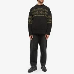 Margaret Howell Oversized Fairisle Knit 10 Margaret Howell Oversized Fairisle Knit -Vendite Pangaia 06 10 2022 EC MEKN0323A22EYWBKG m9 1