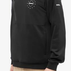 F.C. Real Bristol FC Real Bristol Pdk Hybrid Crew Sweat -Vendite Pangaia 06 11 2022 SI FCRB 222019 BK 10 1