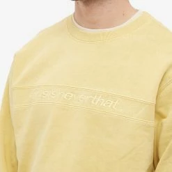 Thisisneverthat SP-Logo Crew Sweat -Vendite Pangaia 07 07 2022 EC TN221TSWCW06 YL 10 1