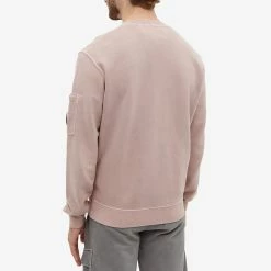 C.P. Company Garment Dyed Arm Lens Crew Sweat -Vendite Pangaia 07 09 2022 jc 13cmss008a 006372r 506 8