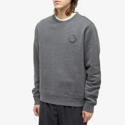 Moncler Embroidered Outline Logo Crew Sweat -Vendite Pangaia 07 11 2022 EC 8G000 51 899FL 990 7 1