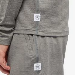 Reigning Champ Solotex Mesh Half Zip -Vendite Pangaia 07 12 2022 TC RC 2209 GRY 10 1