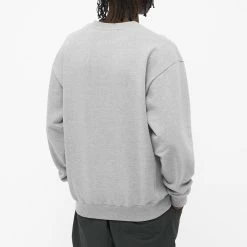 Uniform Bridge Vintage Arch Logo Crew Sweat -Vendite Pangaia 08 07 2021 BLR UB VTG ARCH SWT GY 8 1