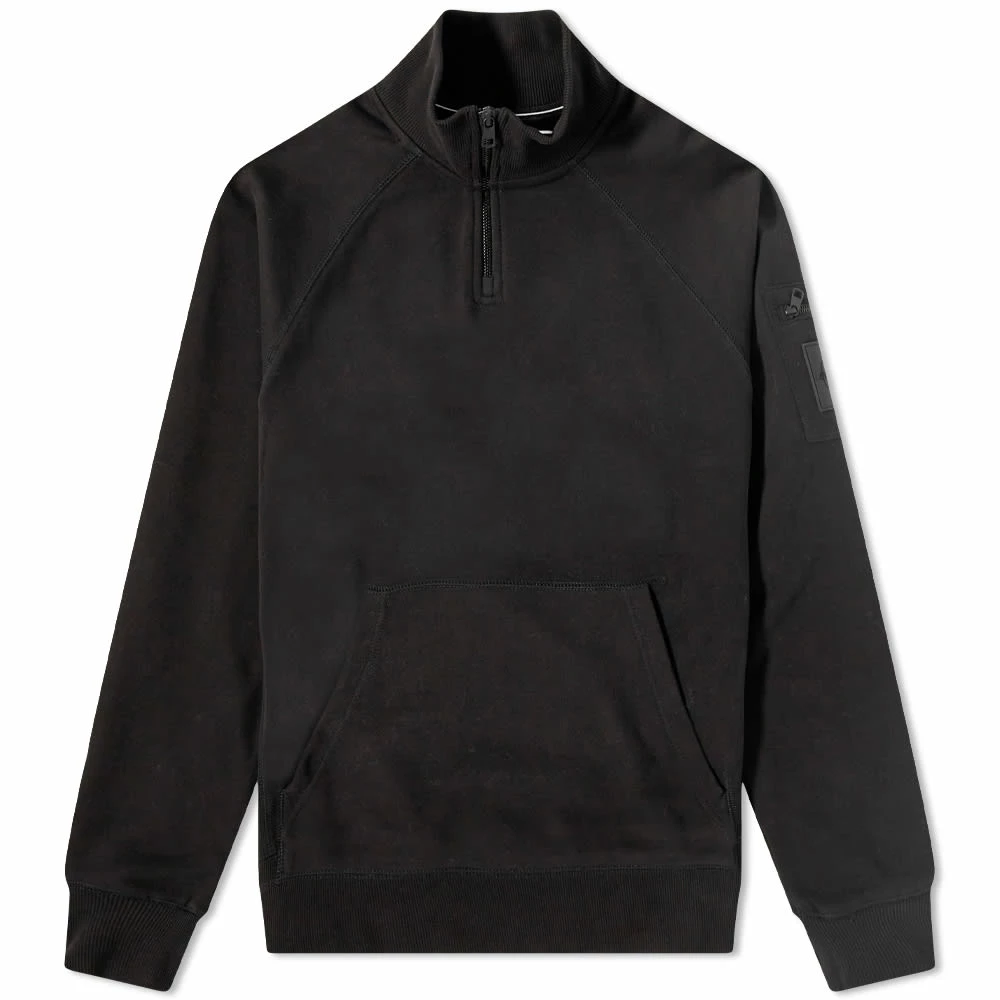 Calvin Klein Monogram Badge Half Zip Sweat 3 Calvin Klein Monogram Badge Half Zip Sweat