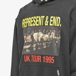 END. X Represent 'UK Tour' Hoody -Vendite Pangaia 08 11 2022 BLR M04291 171 BLK 10 1