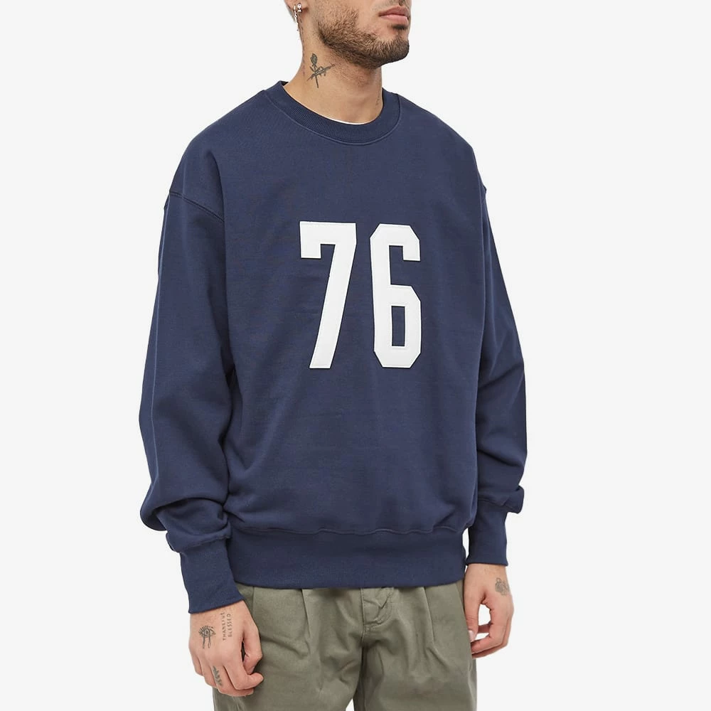 Uniform Bridge Vintage 76 Patch Crew Sweat 4 Uniform Bridge Vintage 76 Patch Crew Sweat - immagine 2