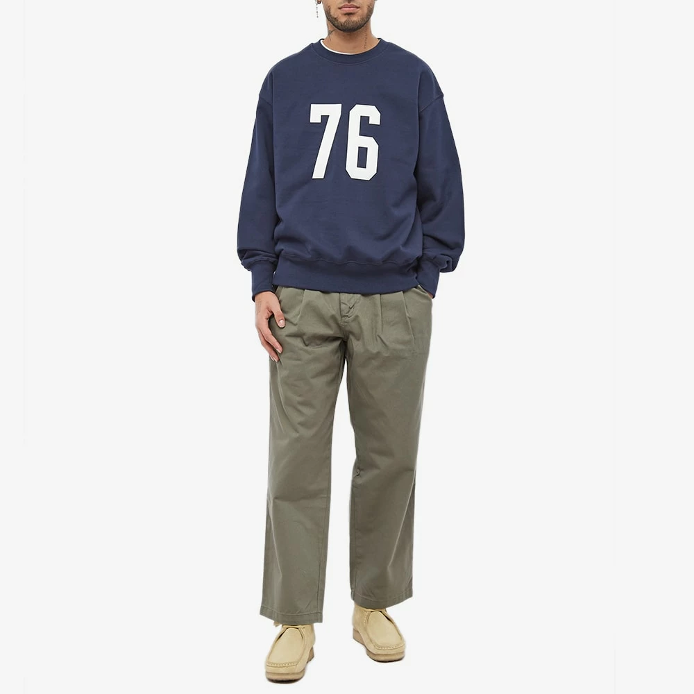 Uniform Bridge Vintage 76 Patch Crew Sweat 6 Uniform Bridge Vintage 76 Patch Crew Sweat - immagine 4