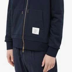 Thom Browne Back Stripe Hoody 11 Thom Browne Back Stripe Hoody -Vendite Pangaia 09 01 2023 AJ TB MJT153A 03377 415 10 1