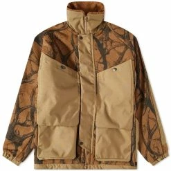 Norbit By Hiroshi Nozawa Horn Tree Wool Boa Fleece Jacket