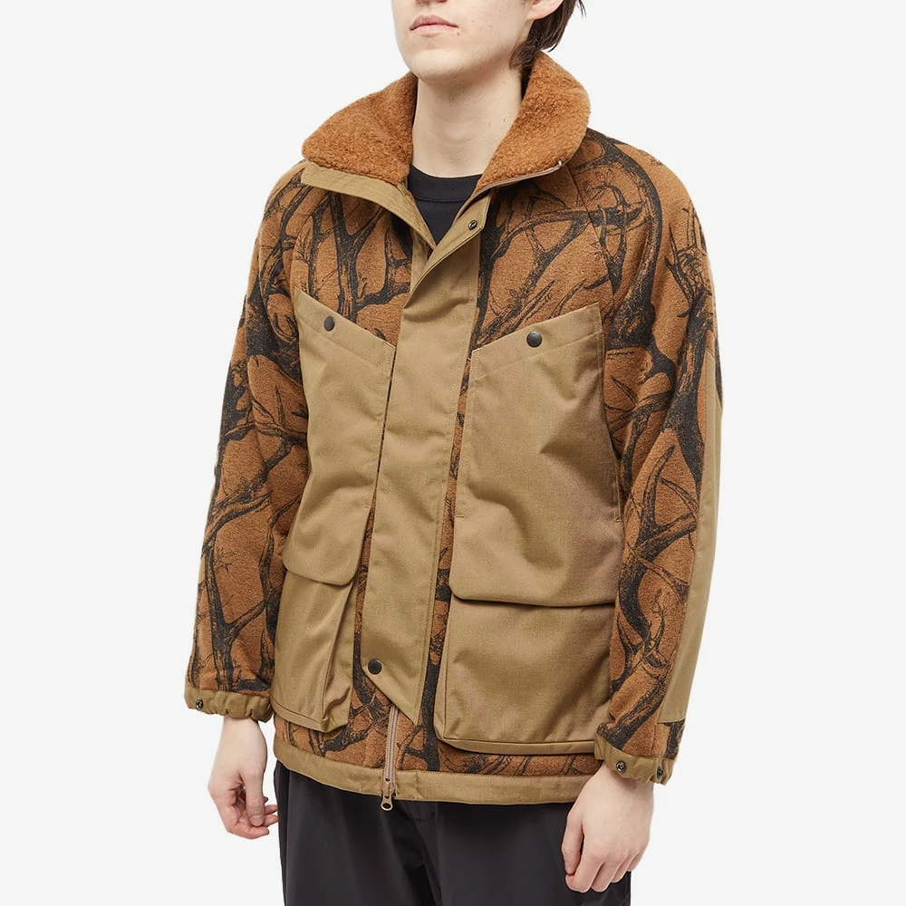 Norbit By Hiroshi Nozawa Horn Tree Wool Boa Fleece Jacket 4 Norbit By Hiroshi Nozawa Horn Tree Wool Boa Fleece Jacket - immagine 2