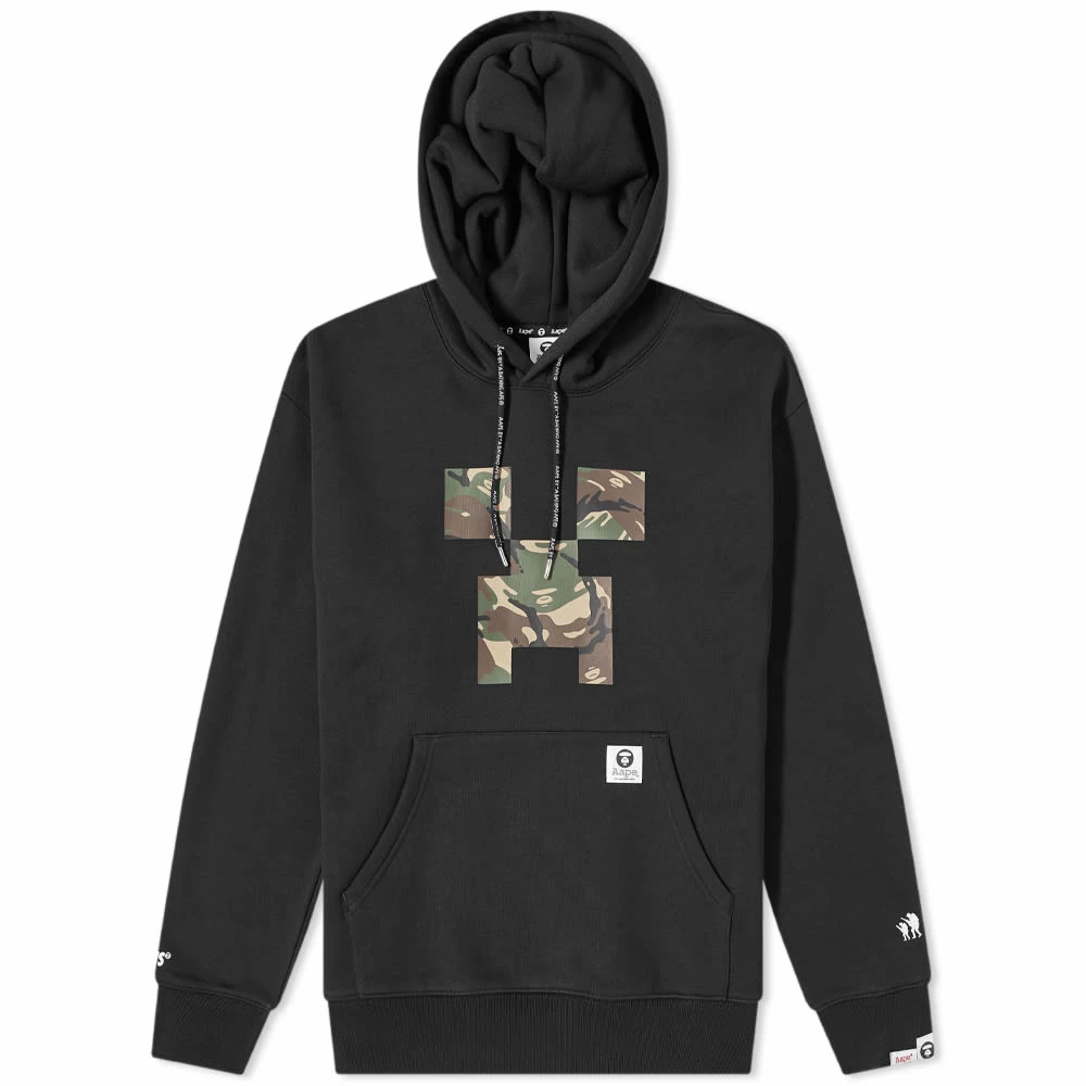 AAPE By A Bathing Ape AAPE X Minecraft Logo Hoody 3 AAPE By A Bathing Ape AAPE X Minecraft Logo Hoody