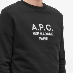 A.P.C. Rufus Embroidered Logo Crew Sweat -Vendite Pangaia 09 05 2022 JC COEZD H27500 LZZ 10 1