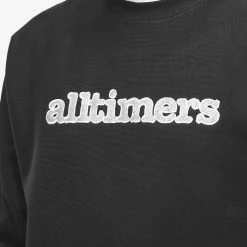 Alltimers Stamped Embroidered Heavyweight Crew 11 Alltimers Stamped Embroidered Heavyweight Crew -Vendite Pangaia 10 01 2023 AJ 22HO01AP0901 BLK 10 1