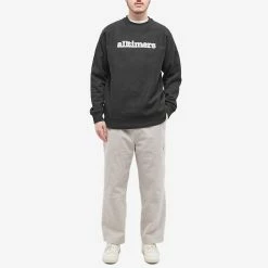 Alltimers Stamped Embroidered Heavyweight Crew 10 Alltimers Stamped Embroidered Heavyweight Crew -Vendite Pangaia 10 01 2023 AJ 22HO01AP0901 BLK m9 1
