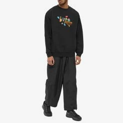 Dime Koko Crew Sweat 10 Dime Koko Crew Sweat -Vendite Pangaia 10 06 2022 AJ DIMESU15BLK m9 1