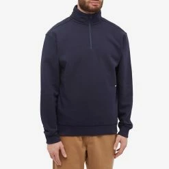 Soulland Ken Half Zip Sweat -Vendite Pangaia 10 06 2022 EC 1162 1047 NVY 7 1