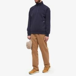 Soulland Ken Half Zip Sweat -Vendite Pangaia 10 06 2022 EC 1162 1047 NVY m9 1